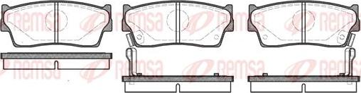 Kawe 0289 02 - Kit de plaquettes de frein, frein à disque cwaw.fr