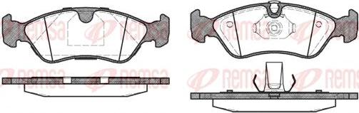 Kawe 0286 50 - Kit de plaquettes de frein, frein à disque cwaw.fr