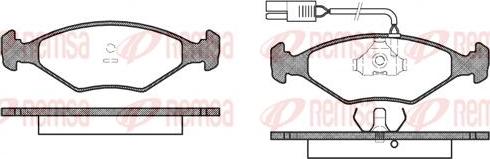 Kawe 0281 02 - Kit de plaquettes de frein, frein à disque cwaw.fr