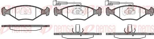 Kawe 0281 32 - Kit de plaquettes de frein, frein à disque cwaw.fr