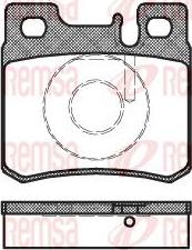 Kawe 0282 20 - Kit de plaquettes de frein, frein à disque cwaw.fr