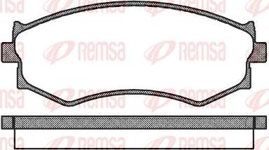 Kawe 0287 00 - Kit de plaquettes de frein, frein à disque cwaw.fr