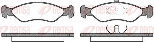 Kawe 0230 00 - Kit de plaquettes de frein, frein à disque cwaw.fr