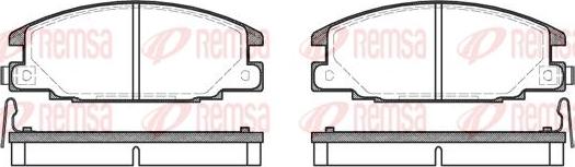 Kawe 0238 04 - Kit de plaquettes de frein, frein à disque cwaw.fr