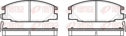 Kawe 0238 14 - Kit de plaquettes de frein, frein à disque cwaw.fr