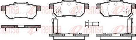 Kawe 0233 52 - Kit de plaquettes de frein, frein à disque cwaw.fr