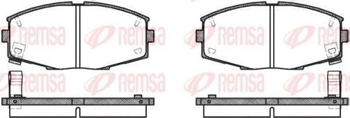 Kawe 0225 04 - Kit de plaquettes de frein, frein à disque cwaw.fr