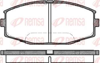 Kawe 0225 10 - Kit de plaquettes de frein, frein à disque cwaw.fr