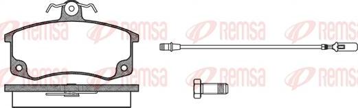 Kawe 0221 02 - Kit de plaquettes de frein, frein à disque cwaw.fr