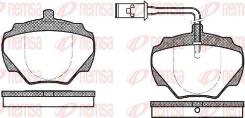 Kawe 0222 01 - Kit de plaquettes de frein, frein à disque cwaw.fr