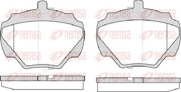 Kawe 0222 10 - Kit de plaquettes de frein, frein à disque cwaw.fr