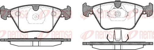 Kawe 0270 13 - Kit de plaquettes de frein, frein à disque cwaw.fr