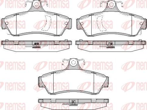 Kawe 0799 40 - Kit de plaquettes de frein, frein à disque cwaw.fr