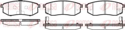 Kawe 0749 02 - Kit de plaquettes de frein, frein à disque cwaw.fr