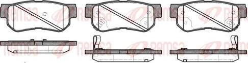 Kawe 0746 32 - Kit de plaquettes de frein, frein à disque cwaw.fr