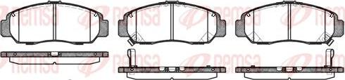 Kawe 0747 12 - Kit de plaquettes de frein, frein à disque cwaw.fr