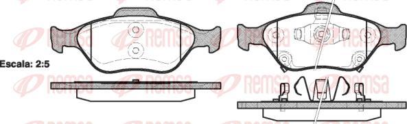 Kawe 0766 12 - Kit de plaquettes de frein, frein à disque cwaw.fr