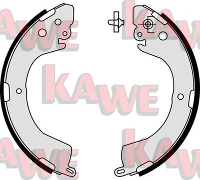 Kawe 07620 - Jeu de mâchoires de frein cwaw.fr