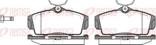 Kawe 0704 00 - Kit de plaquettes de frein, frein à disque cwaw.fr