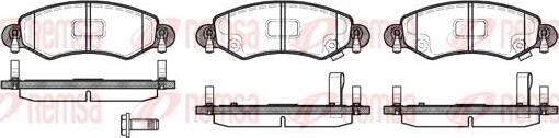 Kawe 0702 12 - Kit de plaquettes de frein, frein à disque cwaw.fr