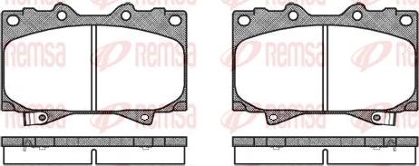 Kawe 0707 04 - Kit de plaquettes de frein, frein à disque cwaw.fr