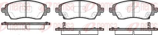 Kawe 0716 02 - Kit de plaquettes de frein, frein à disque cwaw.fr