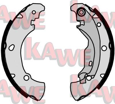 Kawe 07160 - Jeu de mâchoires de frein cwaw.fr