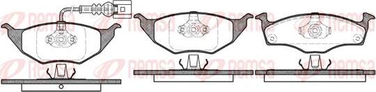 Kawe 0718 11 - Kit de plaquettes de frein, frein à disque cwaw.fr