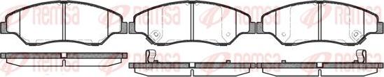 Kawe 0739 02 - Kit de plaquettes de frein, frein à disque cwaw.fr