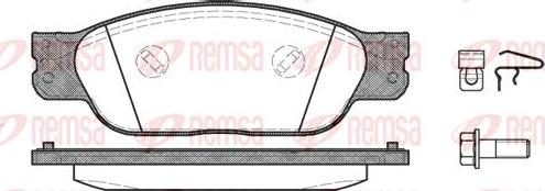 Kawe 0731 00 - Kit de plaquettes de frein, frein à disque cwaw.fr