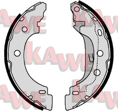 Kawe 07330 - Jeu de mâchoires de frein cwaw.fr