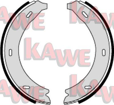 Kawe 07320 - Jeu de mâchoires de frein, frein de stationnement cwaw.fr