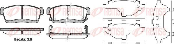 Kawe 0724 42 - Kit de plaquettes de frein, frein à disque cwaw.fr