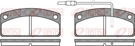 Kawe 0725 02 - Kit de plaquettes de frein, frein à disque cwaw.fr