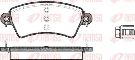 Kawe 0726 00 - Kit de plaquettes de frein, frein à disque cwaw.fr