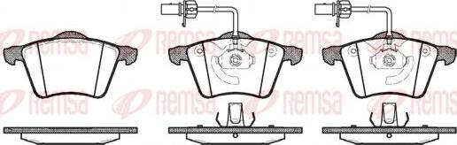 Kawe 0721 02 - Kit de plaquettes de frein, frein à disque cwaw.fr