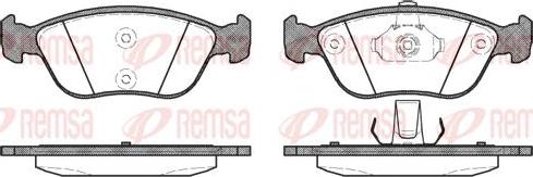 Kawe 0722 00 - Kit de plaquettes de frein, frein à disque cwaw.fr