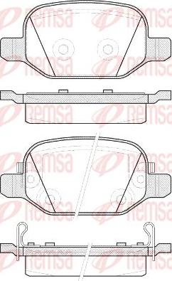 Kawe 0727 52 - Kit de plaquettes de frein, frein à disque cwaw.fr