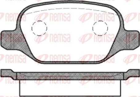 Kawe 0727 10 - Kit de plaquettes de frein, frein à disque cwaw.fr