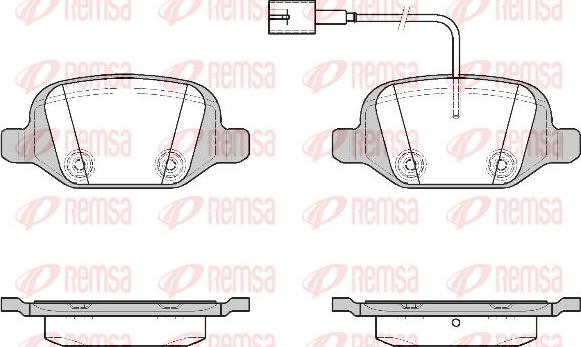 Kawe 0727 22 - Kit de plaquettes de frein, frein à disque cwaw.fr