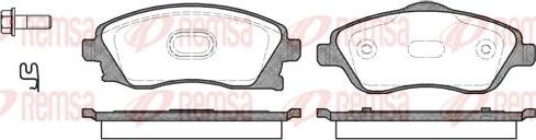 Kawe 0774 12 - Kit de plaquettes de frein, frein à disque cwaw.fr