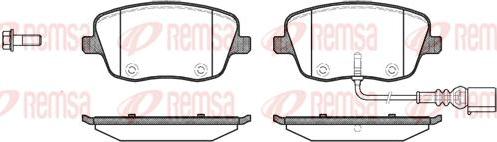 Kawe 0775 01 - Kit de plaquettes de frein, frein à disque cwaw.fr