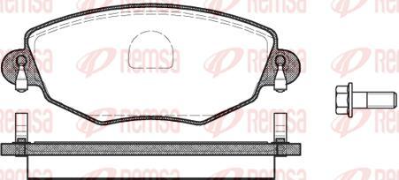 Kawe 0776 00 - Kit de plaquettes de frein, frein à disque cwaw.fr