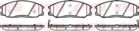 Kawe 0771 02 - Kit de plaquettes de frein, frein à disque cwaw.fr