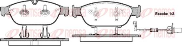 Kawe 1441 02 - Kit de plaquettes de frein, frein à disque cwaw.fr