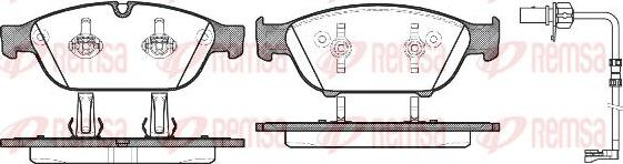 Kawe 1441 12 - Kit de plaquettes de frein, frein à disque cwaw.fr