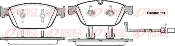 Kawe 1443 02 - Kit de plaquettes de frein, frein à disque cwaw.fr