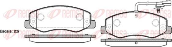 Kawe 1442 01 - Kit de plaquettes de frein, frein à disque cwaw.fr