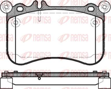 Kawe 1465 00 - Kit de plaquettes de frein, frein à disque cwaw.fr