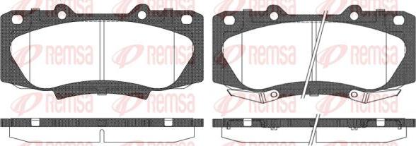 Kawe 1468 02 - Kit de plaquettes de frein, frein à disque cwaw.fr